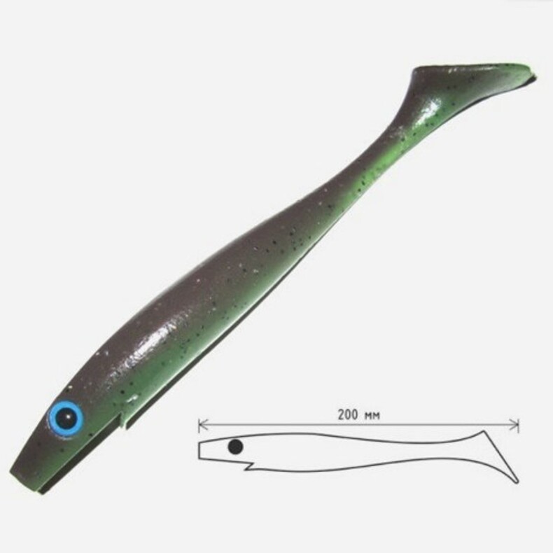 Модель Strike Pro Pig Shad Jr. 8" BULK (упаковка 1 шт.)